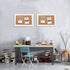 HBlife Cork Board Bulletin Board 11 x 17 inch with White Frame, Decorative Hanging Pin Board for Office and Home