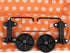 Ciglow Shop.(12-Orange) Shopping Bag, Oxford Cloth Reusable Shopping Bags with Wheel Rolling Dual-Purpose Foldable