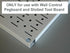 Wall Control Slotted Hook Pack, 3-1/2in Reach Curved Tip for Pegboard and Tool Board - White