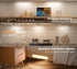 13inch 3 Closet Dimmable Counter (2 Pack) Under Cabinet Lighting, Color Temperatures Motion Sensor Light Indoor, USB