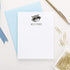 Set 10 Raccoon Note cards for kids, Forest Animals Baby shower thank you cards, Personalized stationery for Boys