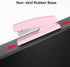 Deli Desktop Stapler, Pink Office Stapler with 640 Staples, 25 Sheet Capacity