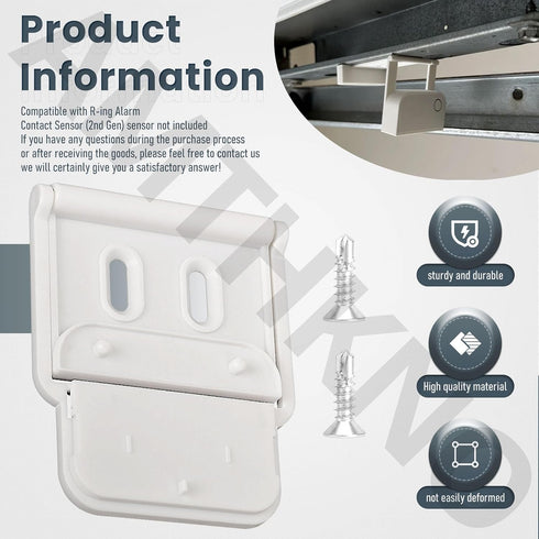 AMTHKNO (2nd Garage Door Bracket / Mount Compatible with R-ing Alarm Contact Sensor Gen) (Sensor Not Included) More