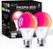 Geeni Prisma Smart Light Bulbs 2-Pack, Color Changing RGBW LED, A19, 800
