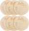Hello World Wooden Birth Announcement Disc, Premium Birch Wood Round Plaque with