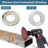 Lainballow 50 3 inch 80 Pcs Sanding Discs, Grit Grinding Pads, R-Type Roll Lock Sandpaper Discs, Quick Change Grinding