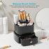 Desk Organizer with Drawer, 5 Slots 360 Degree Rotating Pencil Pen Holder for Office Accessories, Black