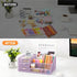 6 2 Lavatino Mesh Desk Organizer with Compartments & Drawers, Larger Multi-functional Desktop and Workspace Accessories