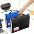 TRANBO Portable Expanding File Folder, Extra Large Legal Size/Foolscap 13 Pockets Accordion Organizer with Handle -