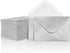 Gift Card Envelopes - 100-Count Mini Paper Business Card Envelopes, Bulk Tiny Envelope Pockets for Small Note Cards,