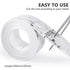 2 Packs Caulk Tape Waterproof Self Adhesive, Bathtub Caulk Strip Sealant Tape Sealing Strip for Kitchen Countertop, Sink, Bathroom, Toilet, Floor Wall Edge Protector(White Marble 10.5Ft X 1.5In)