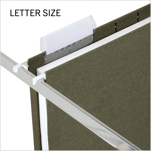 Island Hanging File Folder, 1/5 Cut, Letter Size, Standard Green, 25 Count (372 1/5)