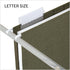 Island Hanging File Folder, 1/5 Cut, Letter Size, Standard Green, 25 Count (372 1/5)