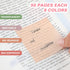 Yinder 12 Pcs Bible Highlighters - No Bleed, Pastel Colors Chisel Tip, 300 Sheets Cream Colors Transparent Sticky
