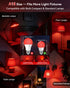 7W 670nm Bulbs 4PK, 100% Bulb, A15 60W Bulbs BoRccdit Red Light for Sleep Blue Light Blocking Red Light Night Light
