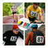 Amzlysdok 24PCS Running Bib Clips,Race Bib Clips for Runners, Number Buckle Fixing System, No-Pin Bib Holder
