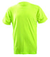 OccuNomix LUX-300-04XL High Visibility Short Sleeve T-Shirt with Pocket, 100% Pre-Shrunk Cotton, Non-ANSI, X-Large, Lime