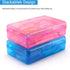 Tamaki 3 Pack Plastic Pencil Box, Large Capacity Clear Boxes with Snap-tight Lid