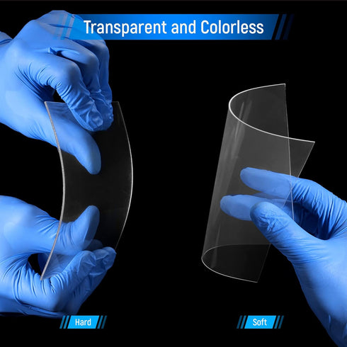 Annhua Dental Splint Material, 20Pcs Soft Dental Lab Splint, 1.0MM Thermoforming Plastic Sheets