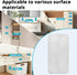 Peacetream 30 Backing1.18" 2.36", Pcs Adhesive Metal Strips for Magnets, Metal Plates for Magnetic Mount with Strong