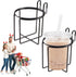 Mllpouyii Shopping Cart Cup Holder, 2 Pcs Updated Portable Cup Holder with Bottom