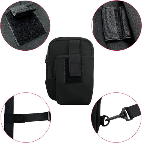 Wanty Barcode Scanner Chest Harness Holster, Mobile Computer Handheld Barcode Scanner Holder Carrying Case Pouch