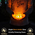 TWINKVILLA 12Pack Solar Tea Lights Outdoor Waterproof, Small Solar Lights with Rechargeable Dusk to Dawn Sensor