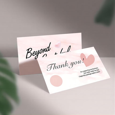 WEIZHEN 240-Count 6 2" 3.5" Thank You for Your Order Cards - Thank You For Supporting My Business Cards, Styles - x