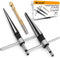 Tapered Reamer Set with T Handle, 3-13mm & 5-16mm, 6 Fluted Carbon Steel Hex Shank for Guitar Woodworking, 2pcs
