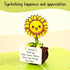 FORESTBOLD 3D Teacher Appreciation Gift , Sunflower Pop Up Card Mother's Day Card for Mom , Birthday Card for Women