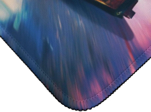 Large Gaming Mouse Pad Extended Keyboard Mat, JDM Car S13 S15 Blue Tokyo Drift Design, 30x60cm