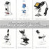 MUXBMUX 60 Microscope Slides with Specimens, Lab-Grade Prepared Microscope Slides, Animal/Plant/Microbe/Tissue Samples