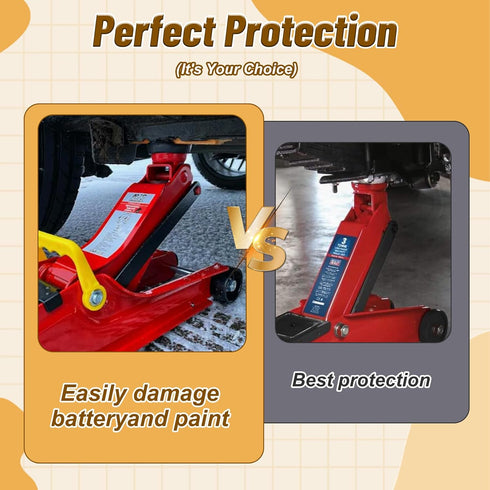 Afcabakila 8 2 Pinch Pcs Universal Jack Stand Pads, Types Rubber Jack Pad & Weld Adapter, Oil Change Mush Haves, Change