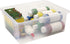 Storex 5-Pack Letter Size Deep Storage Tray – Unbreakable Clear Organizer Bin for Classroom, Office, Home