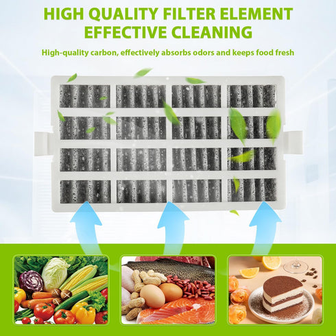 W10311524 AIR1 Refrigerator Air Filter Cartridge Replacement (Pack of 4pcs)