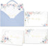 Crisky Floral Thank You Cards with Envelopes, Wildflower Hydrangea Blank Cards and