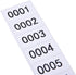 Inventory Labels - Consecutive Number Stickers 1-1000, Product Claiming, Moving Box Numbering, 0.75" x 1.5"