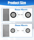 Generic 2490 3D 3D Dots(6mm *2000&3mm *490) Pcs Scanning Marker for Scanner,High Reflective Marking Points