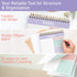 S&O Daily Planner Notepad for Productivity, 52 Page Undated To Do List Organizer - MAUVE