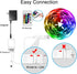 5050 50ft DAYBETTER Led Strip Lights Smart with App Control Remote, RGB for Bedroom, Music Sync Color Changing for Room