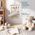ZTGDA Set 2, 12x16In(ABC+123) Cute Alphabet Numbers Poster of Alphabet Numbers Wall Art, ABC Banner Poster, Wall