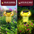 4 Pack, Easter Solar Pathway Lights Outdoor Decorative Yellow LED Mushroom Solar Lights Outdoor Waterproof Solar