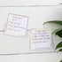 Marble Gold Sticky Note Pads Holder Set, 3x3" Self-Adhesive Cube Memo Paper Scratch Pad Desk Organizer
