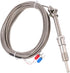 K Type Thermocouple Probe, Shielded Wire Probe for Industrial Temperature Sensing (5m)