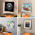 6 Album Pcs Vinyl Record Display Shelf Wall Mount, Self Adhesive Clear Acrylic Holder, Invisible Floating Shelves