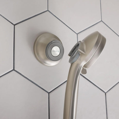 186117BN Moen Brushed Nickel Remote Dock for Magnetix Handshowers with Included Wall Bracket or Permanent Waterproof