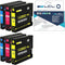 LCL Compatible Ink Cartridge Replacement for Canon PGI-2200, High Yield for Maxify MB5020, 6-Pack