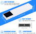 Plastic Razor Blade Scraper Blades, Double Edge Razor Blades for Removing Decals & Cleaning Window Glass, 300 Pieces