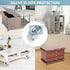 1" Low Profile Caster Wheels Set of 4, No Noise Casters for Furniture, 360 Degree Top Plate