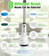 9 Heads,1.5H Electric Spin Scrubber for Cleaning,Cordless Waterproof Bathroom Shower Brushes with Power Dual Speed